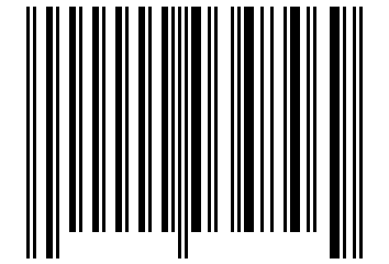Number 34846 Barcode