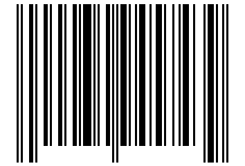 Number 34945743 Barcode