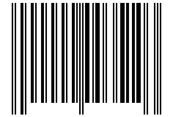 Number 3510 Barcode