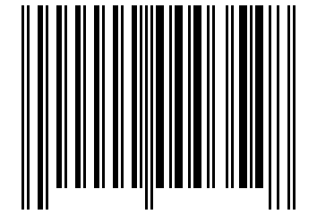 Number 354 Barcode