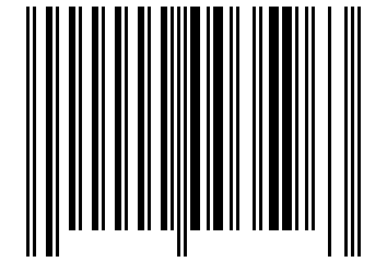 Number 3596 Barcode