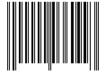 Number 36099 Barcode