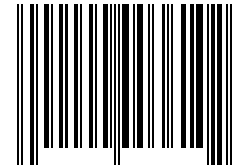 Number 3610 Barcode