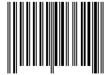 Number 3620 Barcode