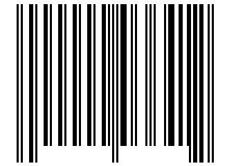 Number 36412 Barcode