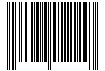 Number 36452122 Barcode