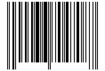 Number 36704708 Barcode