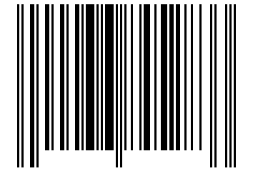 Number 36845283 Barcode