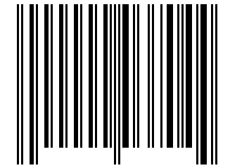 Number 37044 Barcode