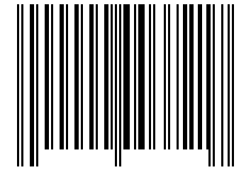 Number 3721 Barcode