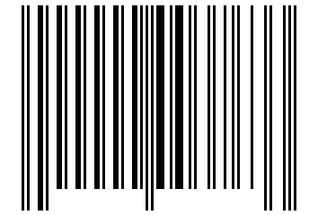 Number 3763 Barcode