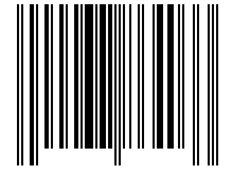 Number 37864033 Barcode