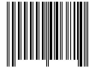 Number 3810 Barcode
