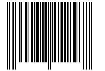 Number 38252587 Barcode