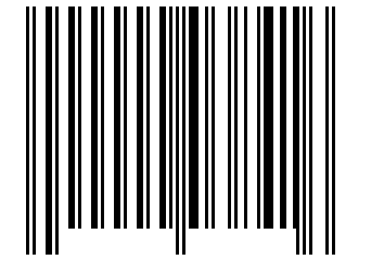 Number 38416 Barcode