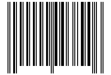 Number 3890 Barcode