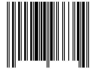 Number 38966354 Barcode