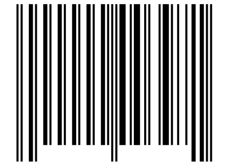 Number 3971 Barcode