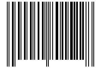 Number 40801522 Barcode