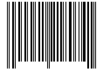 Number 41218074 Barcode