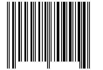 Number 42709954 Barcode
