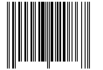 Number 43020867 Barcode