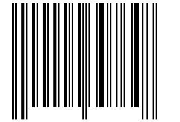 Number 4307648 Barcode