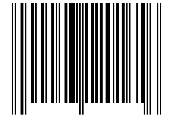 Number 43120165 Barcode