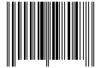 Number 43598047 Barcode