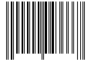 Number 43666 Barcode