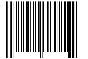 Number 44369811 Barcode
