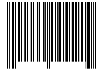 Number 45521 Barcode