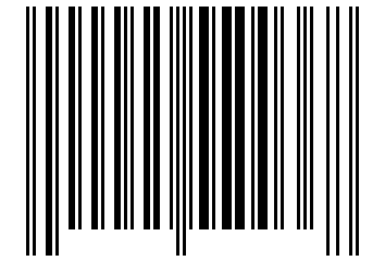 Number 45550036 Barcode