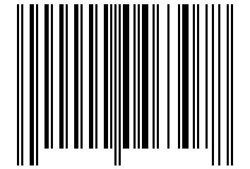 Number 46307 Barcode