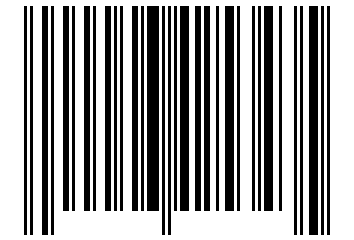 Number 46425343 Barcode