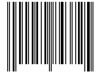 Number 50843725 Barcode