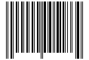 Number 5186 Barcode
