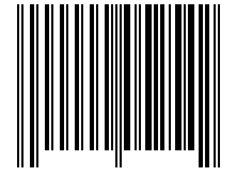 Number 52542 Barcode