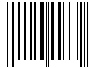 Number 53456670 Barcode