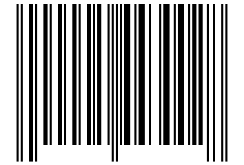 Number 5443002 Barcode
