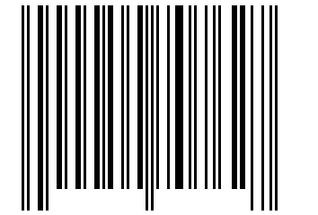 Number 54707627 Barcode