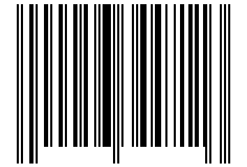 Number 56344711 Barcode