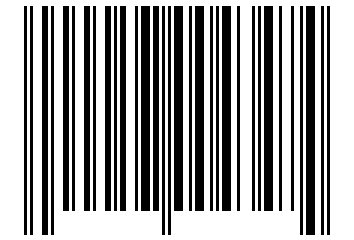 Number 57004347 Barcode