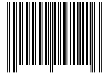 Number 57121 Barcode