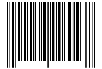 Number 58446043 Barcode