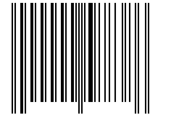 Number 588386 Barcode