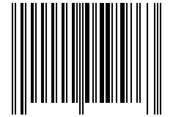 Number 59586 Barcode