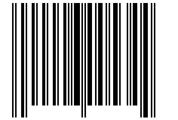 Number 6005344 Barcode