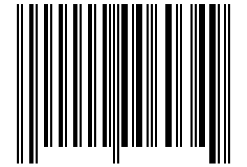 Number 6034 Barcode
