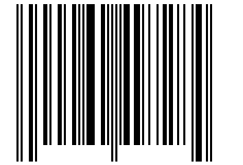 Number 60497284 Barcode